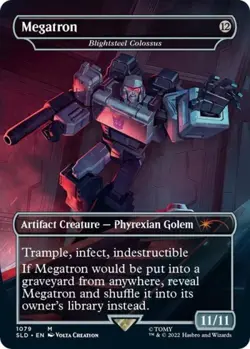 MTG English Megatron - Blightsteel Colossus NM Foil Secret Lair - Image 1