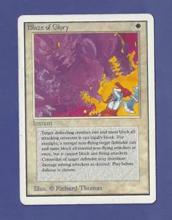 1993 Magic the Gathering - Blaze of Glory - Unlimited MTG - Image 1