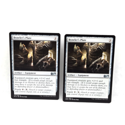 Lot of 2 Magic the Gathering MTG Brawler's Plate (213) Magic 2015 NM Near Mint - Image 1