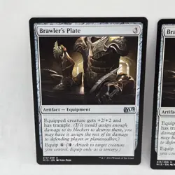 Lot of 2 Magic the Gathering MTG Brawler's Plate (213) Magic 2015 NM Near Mint - Image 3