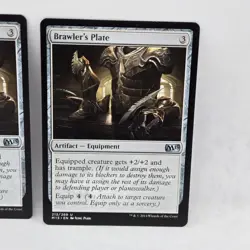 Lot of 2 Magic the Gathering MTG Brawler's Plate (213) Magic 2015 NM Near Mint - Image 4