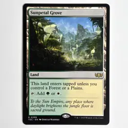 SUNPETAL GROVE MTG TDC - CARTE MAGIC THE GATHERING EN NEUF - Image 1