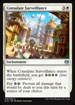 Consulate Surveillance -Foil Light Play MTG Kaladesh - Image 1