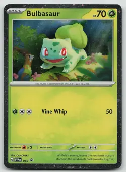 Pokemon Bulbasaur (Cosmos Holo) 046 Scarlet & Violet Promo Promo NM - Image 1