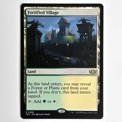 FORTIFIED VILLAGE MTG TDC - CARTE MAGIC THE GATHERING EN NEUF - Image 1