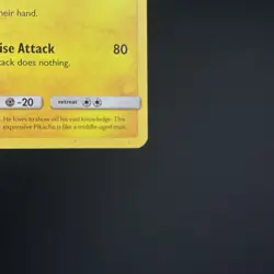 The Pokemon Company Detective Pikachu Stamped Holo Promo SM170 90HP EN 2019 - Image 4