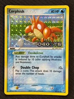 Corphish - 57/107 EX Deoxys 2005 - Stamped Reverse Holo - Pokemon TCG - Image 1