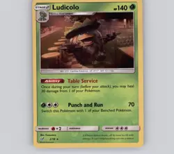Ludicolo 2/18 Holo R Detective Pikachu LP Pokemon - Image 1