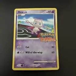Pokemon Rumble Mew Holo Stamped Card 2009 Vintage Pokemon TCG - Image 1