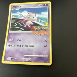 Pokemon Rumble Mew Holo Stamped Card 2009 Vintage Pokemon TCG - Image 3