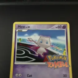 Pokemon Rumble Mew Holo Stamped Card 2009 Vintage Pokemon TCG - Image 4