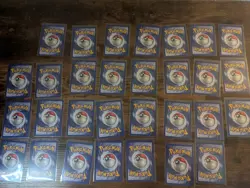 Lot Of 30 Vintage Base Set Pokemon Cards Lot 5 - Image 2