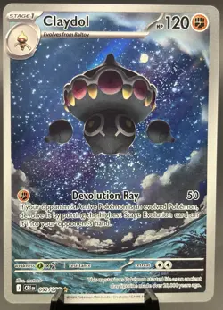 Pokemon TCG Claydol 92/86 Illustration Rare IR Chaos Rising Full Art NM - Image 1