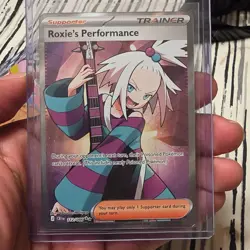 Nintendo Pokemon TCG 3-Card Lot Roxie's Performance Full Art 112/198 - Image 1