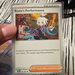 Nintendo Pokemon TCG 3-Card Lot Roxie's Performance Full Art 112/198 - Image 3