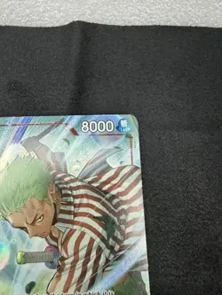 ONE PIECE Roronoa Zoro OP14-015 Alt Art Azure Sea’s Seven English Foil Card - Image 4