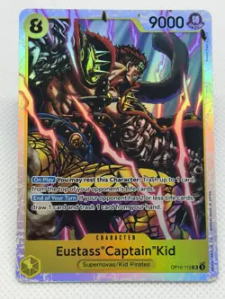 Eustass"Captain"Kid OP10-112 SR One Piece Royal Blood English NM - Image 1