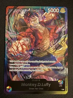 Monkey.D.Luffy (Release Event Leader) - One Piece TCG - English NM Promo Foil - Image 1