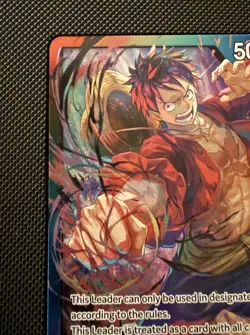 Monkey.D.Luffy (Release Event Leader) - One Piece TCG - English NM Promo Foil - Image 2