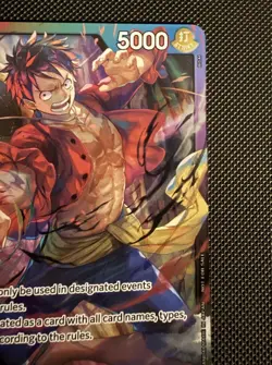 Monkey.D.Luffy (Release Event Leader) - One Piece TCG - English NM Promo Foil - Image 3