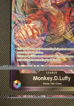 Monkey.D.Luffy (Release Event Leader) - One Piece TCG - English NM Promo Foil - Image 5