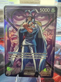 Sengoku OP16-060 Alt Art Leader - The Time Of Battle - One Piece TCG - Image 1