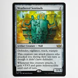 WEATHERED SENTINELS MTG TDC - CARTE MAGIC THE GATHERING EN NEUF - Image 1