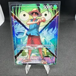 One Piece OP16-022 Monkey D Luffy Alt Art Leader OP16 THE TIME OF BATTLE - Image 1