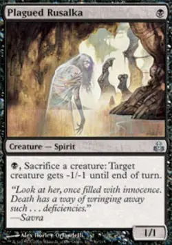 Plagued Rusalka - Light Play MTG Guildpact - Image 1