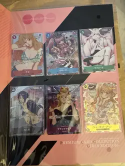 ONE PIECE Card Game Premium Collection Girls Edition For Asia Set of 6 Sealed JP - Image 3