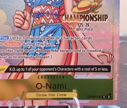 O-Nami (CS 25-26 Event) - One Piece Promotion (OP-PR) English - Image 4