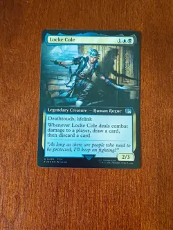Magic MTG Final Fantasy - Locke Cole EXTENDED ART FOIL 0499 - Image 1