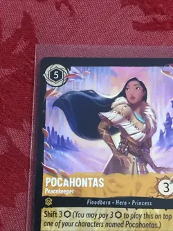 Disney Lorcana Winterspell - Pocahontas - Peacekeeper - 22/204 Legendary - M/NM - Image 3