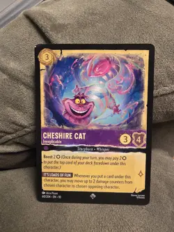 Cheshire Cat Inexplicable 60/204 Disney Lorcana Whispers in the Well (NON FOIL) - Image 1