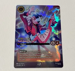 Disney Lorcana Powerline - World's Greatest Rock Star 233/204 Fabled (Enchanted) - Image 1