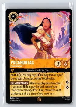 Pocahontas #22/204 Winterspell Disney Lorcana - Image 1