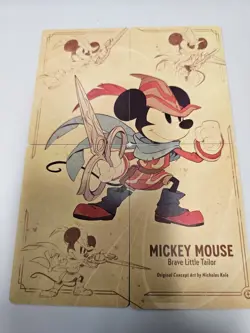 Disney Lorcana: Full Set of Mickey Mouse Brave Little Tailor Puzzle Non-Foil - Image 1