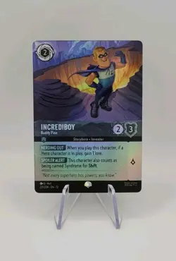 Disney Lorcana TCG: Incrediboy - Buddy Pine 221/204 Epic -Wilds Unknown NM - Image 1
