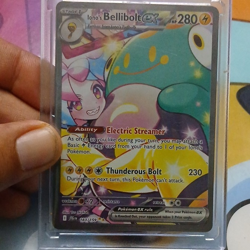 Pokemon TCG Iono's Bellibolt ex 183/159 Sv09 Special Illustration Rare Holo EN - Image 1