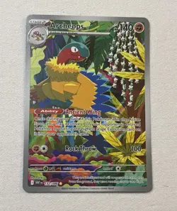Archeops 132/086 White Flare English Holo Card Near Mint Condition - Image 1