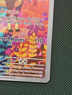 Pokemon TCG Sawsbuck S&V-Temporal Forces Holo Illustration Rare Card 166/162 - Image 3