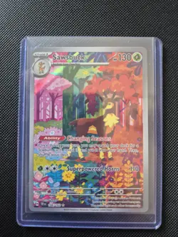 Sawsbuck 166/162 S&V Temporal Forces Illustration Rare Pokemon TCG Card - Image 1