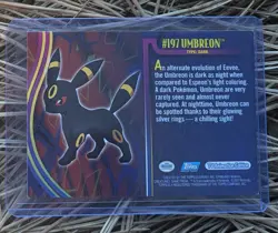 2001 Topps Pokemon Umbreon #197 Johto League Champions TV Animation - Image 2
