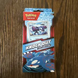 Knock Out Collection Kyogre | Pokemon TCG Sealed Booster | New | Promo & 2 Packs - Image 1