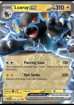 Luxray ex Pokemon SV06 068/167 Target Promo Near Mint Holofoil - Image 1