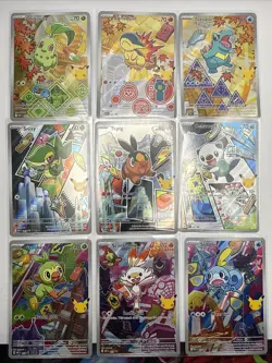 Pokemon First Partner Illustration Collection Series 2 Promo Full Set (9 Cards) - Image 1