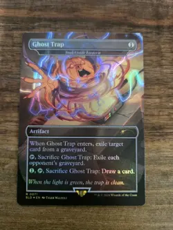 MTG - Ghost Trap (Soul-Guide Lantern) - Secret Lair - Foil - Borderless - NM - Image 1