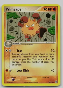 Primeape 28/112 Rare FireRed & LeafGreen Pokemon Moderately Played - Image 1