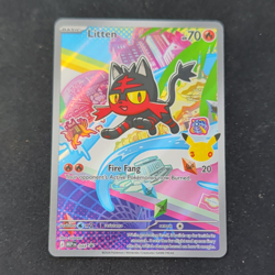 Nintendo Litten 044 Mega Evolution Promo Holo English 2026 70HP Basic - Image 1