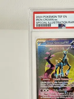 Iron Crown ex 206/162 Temporal Forces SIR PSA 10 Pokemon TCG - Image 2